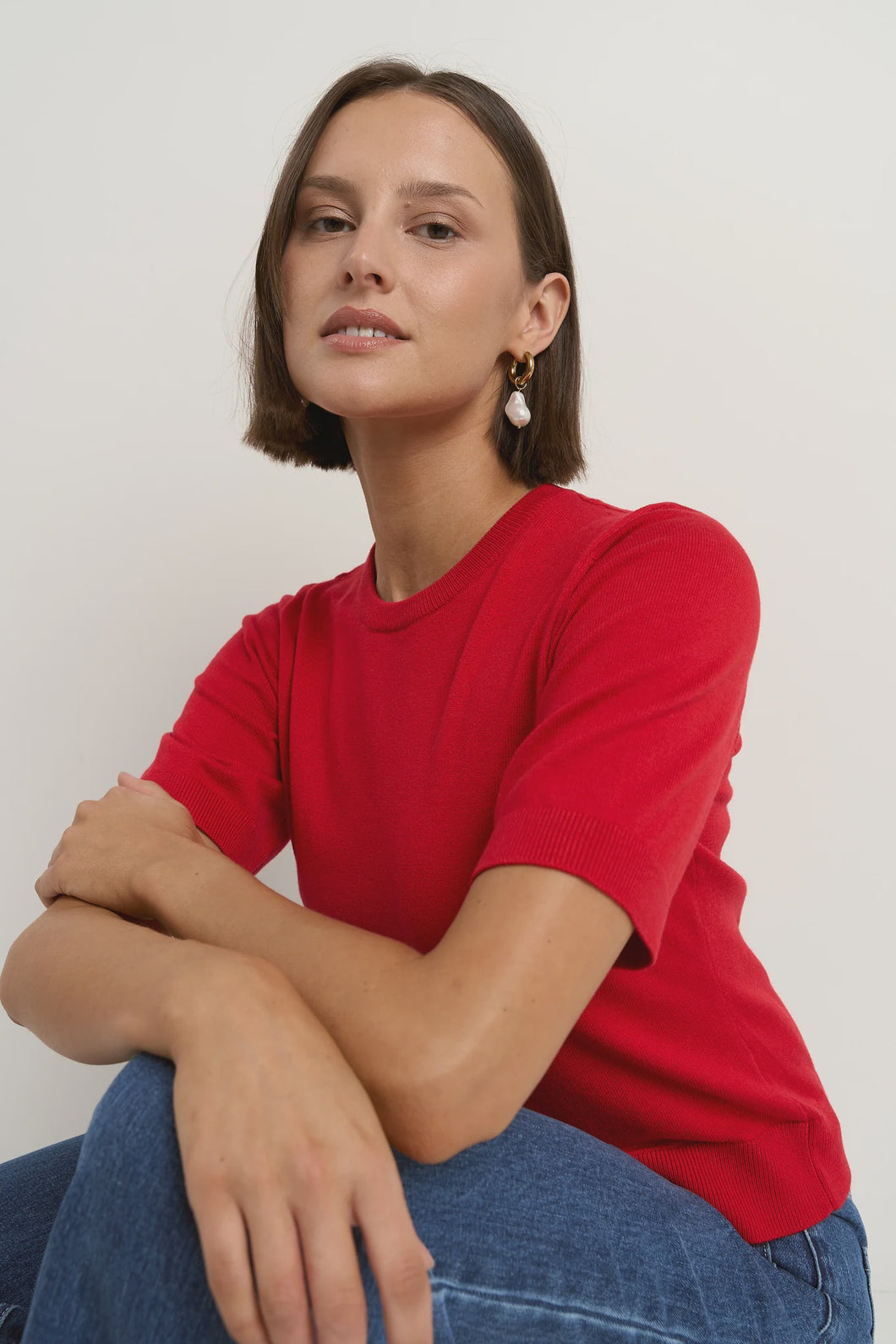 Edition Crew Neck Tee Red