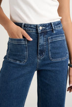 Load image into Gallery viewer, Zoe High Rise Wide Leg Jean Mineral
