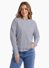 Load image into Gallery viewer, Eddie Stripe Top Black
