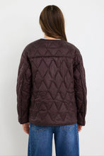 Load image into Gallery viewer, Frankly Chocolate Boxy Snap Front Puffer
