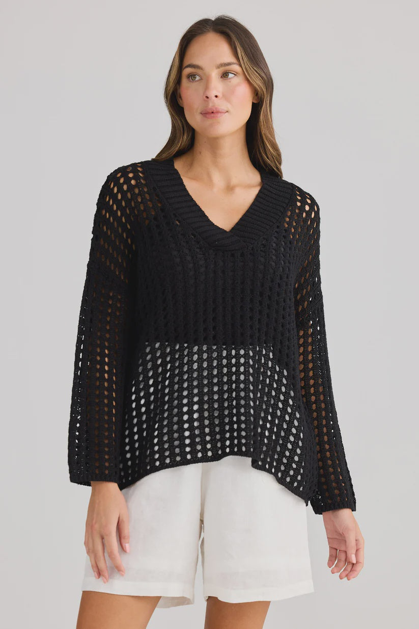 Sandcastle Knit Black