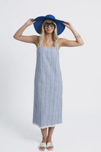 Load image into Gallery viewer, Blaire Dress Blue Stripe

