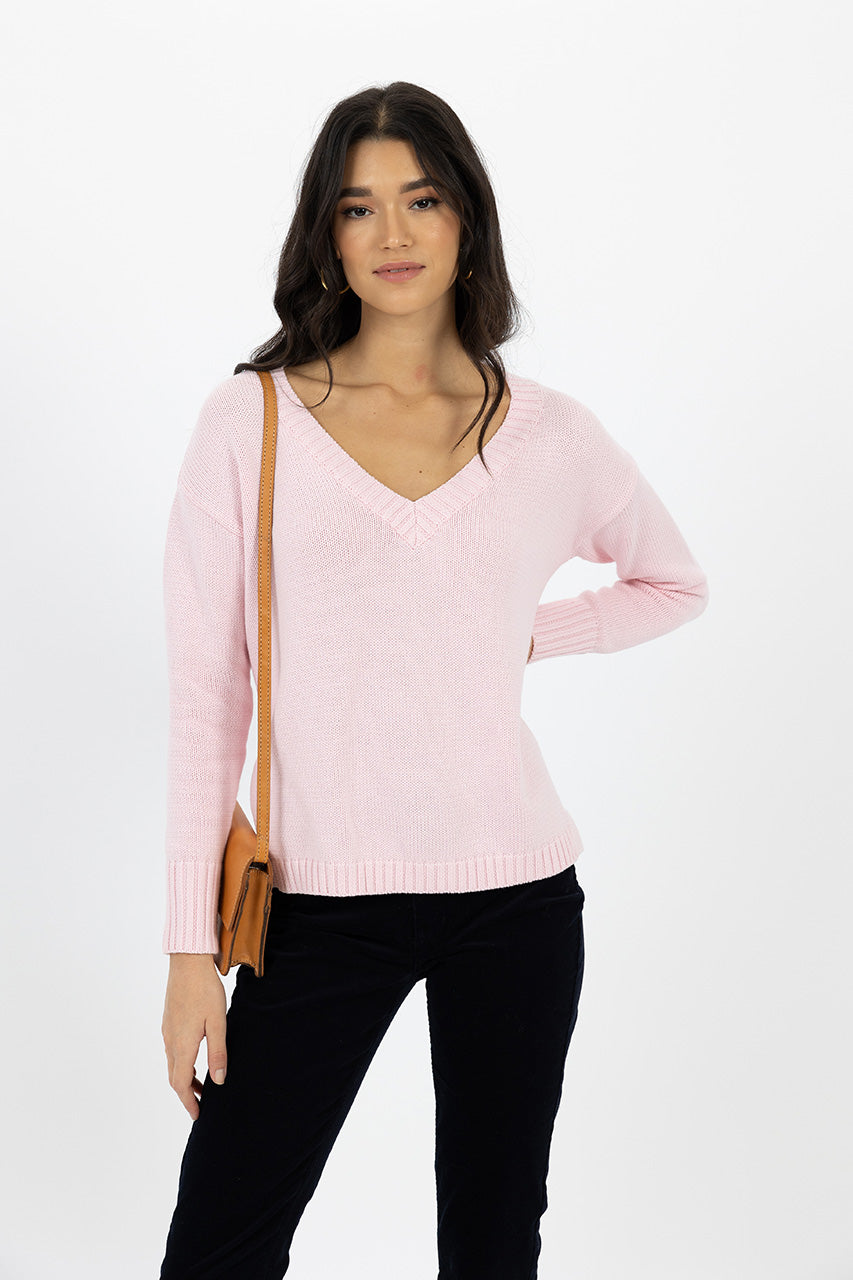 Downtown Sweater Petal Pink