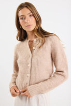Load image into Gallery viewer, Highlight Biscuit Mohair Blend Cardigan
