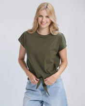 Load image into Gallery viewer, Top Knot Tee Army
