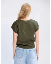 Load image into Gallery viewer, Top Knot Tee Army

