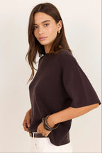 Load image into Gallery viewer, Intrepid Chocolate Relaxed Knit Tee

