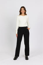 Load image into Gallery viewer, Bowie Pant Black/Oat
