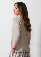 Load image into Gallery viewer, Chunky Linen Cardi Flax
