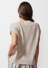 Load image into Gallery viewer, Chunky Linen Vest Flax
