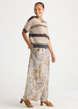 Load image into Gallery viewer, Stripe Lace Top Graphite
