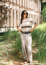 Load image into Gallery viewer, Stripe Lace Top Graphite
