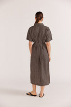 Load image into Gallery viewer, Lexi Midi Shirt Dress: Geometric
