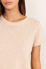 Load image into Gallery viewer, Lunar Stone Crewneck Rib Cuff Detail Tee
