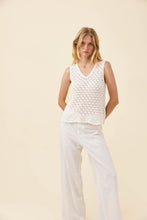 Load image into Gallery viewer, Mia Knit Top White
