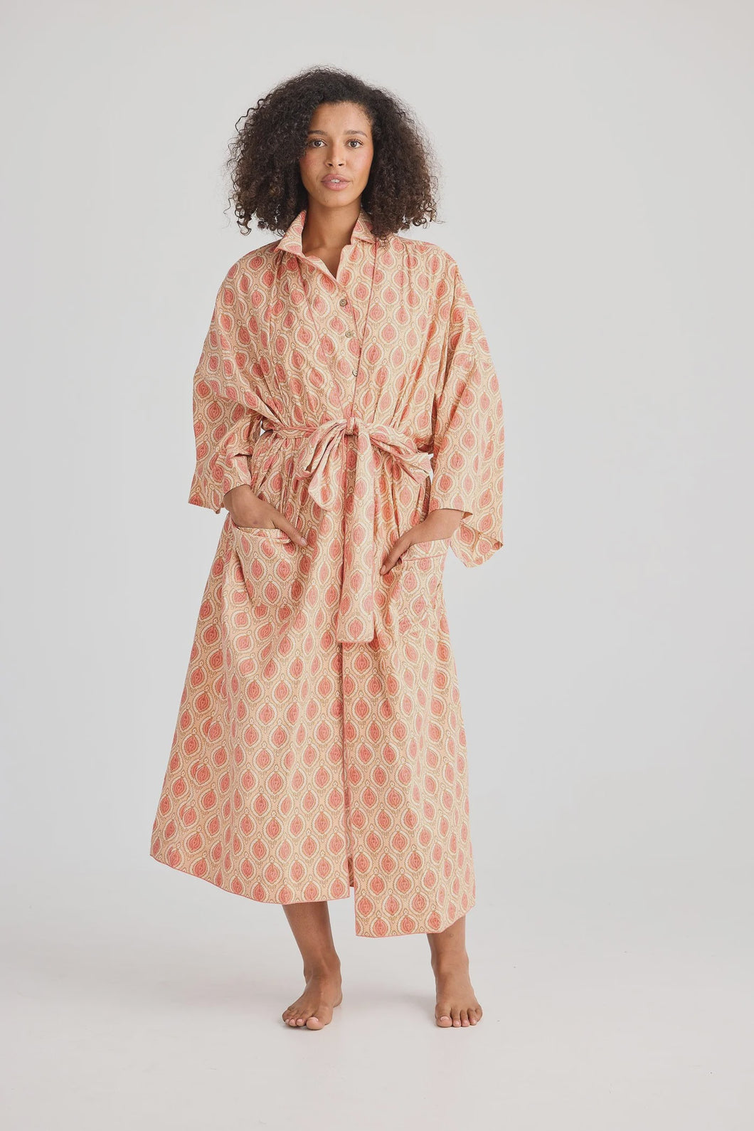 Namaste Robe Petals Print