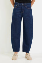 Load image into Gallery viewer, Graduate Dark Blue Stretch Barrel Jean
