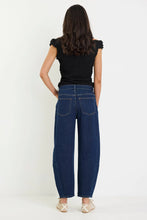 Load image into Gallery viewer, Graduate Dark Blue Stretch Barrel Jean
