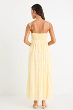 Load image into Gallery viewer, Offshore Butter Shirred Cotton Strappy Maxi Dress
