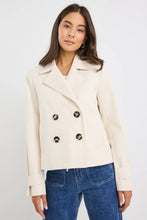 Load image into Gallery viewer, Pathway Pumice Cropped Trench Jacket
