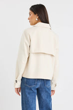 Load image into Gallery viewer, Pathway Pumice Cropped Trench Jacket
