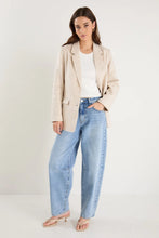 Load image into Gallery viewer, Pillar Cream Linen 2 Button Blazer
