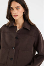 Load image into Gallery viewer, Ranger Chocolate Marle Wool Blend Soft Jacket
