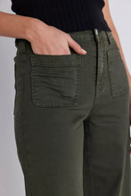 Load image into Gallery viewer, Zoe High Rise Wide Leg Jean Khaki
