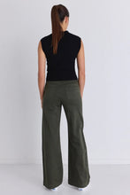 Load image into Gallery viewer, Zoe High Rise Wide Leg Jean Khaki
