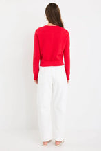 Load image into Gallery viewer, Replica Cherry Cotton Cashmere Crewneck Cardigan
