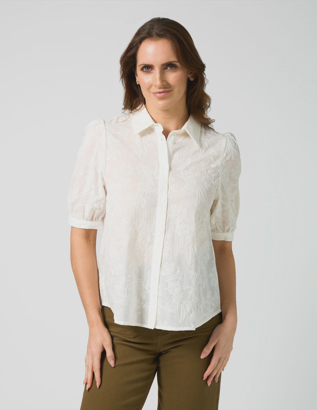Evie Blouse White