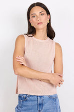 Load image into Gallery viewer, Salute Blush Relaxed Sleeveless Knit Top
