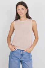 Load image into Gallery viewer, Salute Blush Relaxed Sleeveless Knit Top
