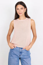 Load image into Gallery viewer, Salute Blush Relaxed Sleeveless Knit Top
