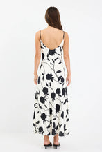 Load image into Gallery viewer, Saturn Ivory floral Strappy Bias Slip Maxi Dress
