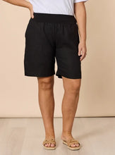 Load image into Gallery viewer, Jordan Linen Short Black
