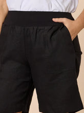 Load image into Gallery viewer, Jordan Linen Short Black
