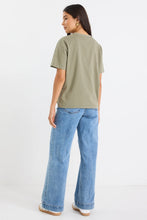 Load image into Gallery viewer, Street Khaki Crew Neck Short Sleeved Boxy SS Tee
