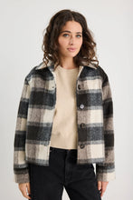 Load image into Gallery viewer, Sweeping Grey Check Soft Jacket
