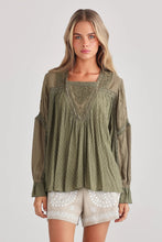 Load image into Gallery viewer, Exhale Blouse Khaki
