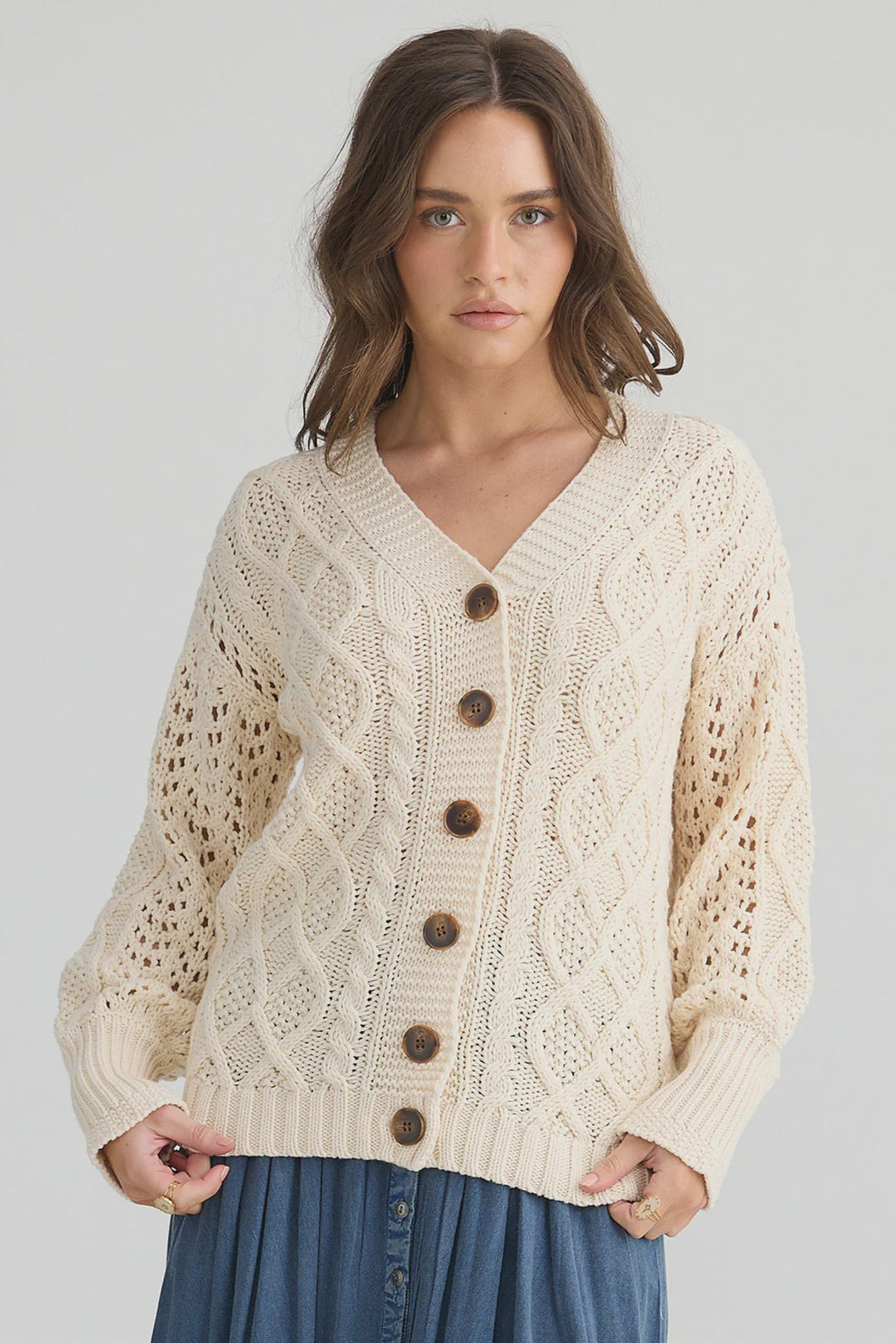 Bambi Knit Cream Brulee
