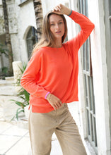 Load image into Gallery viewer, Threaded Sleeve Jumper Melon
