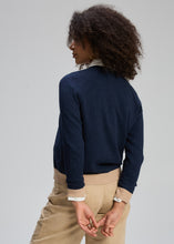 Load image into Gallery viewer, V Neck Cardi Essential Denim
