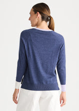 Load image into Gallery viewer, V Accent Top Denim
