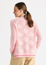 Load image into Gallery viewer, Floral Pointelle Vee Blush
