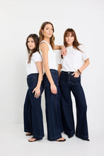 Load image into Gallery viewer, Zoey Indigo Petite High Rise Wide Leg Denim
