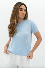 Load image into Gallery viewer, Signature Tee Soft Blue

