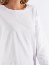 Load image into Gallery viewer, Annie 3/4 Sleeve Tee White
