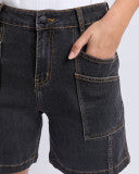 Load image into Gallery viewer, Balmy Short Washed Black
