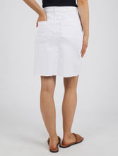 Load image into Gallery viewer, Belle Denim Skirt White
